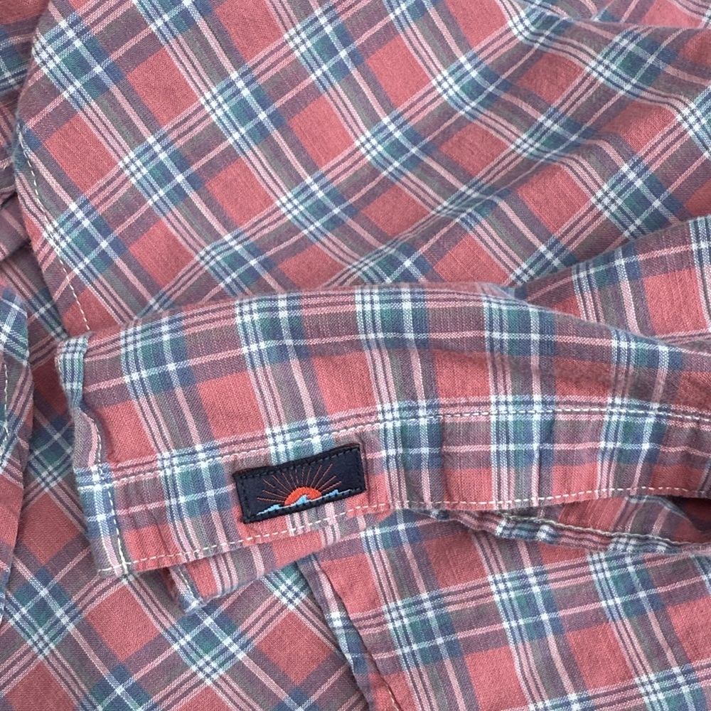 Faherty Red and Blue Checkered Shirt - Picture 8 of 16